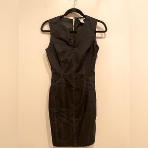 H&M fitted black dress